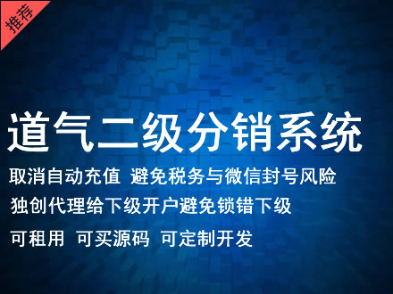 滨州市道气二级分销系统 分销系统租用 微商分销系统 直销系统